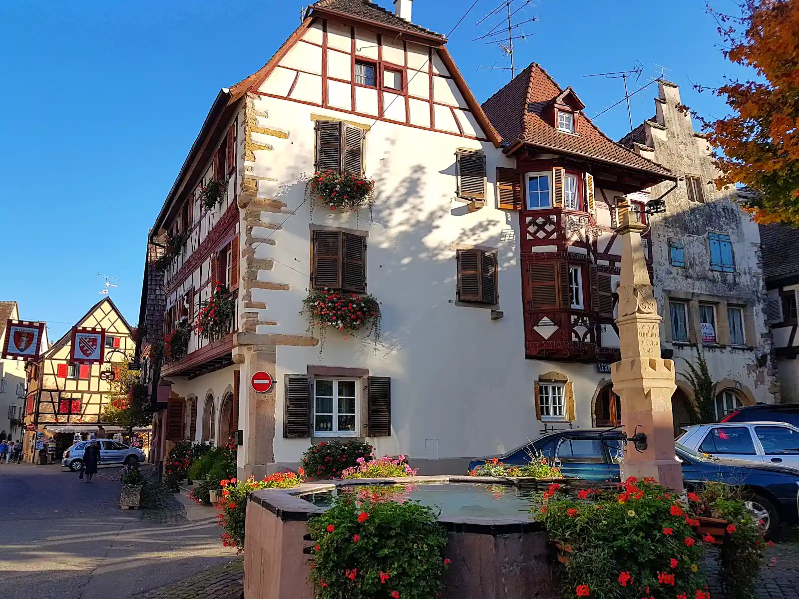 Alsace region in France during the European shoulder season flight discount window