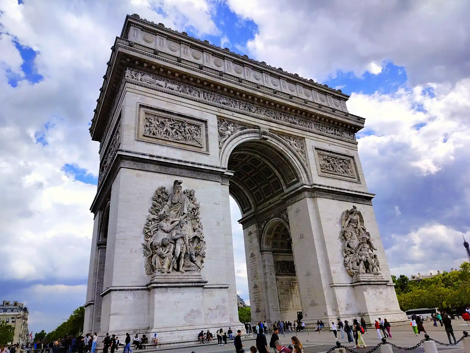 Arc de Triomphe Paris France, an iconic landmark on any euro trip itinerary from India