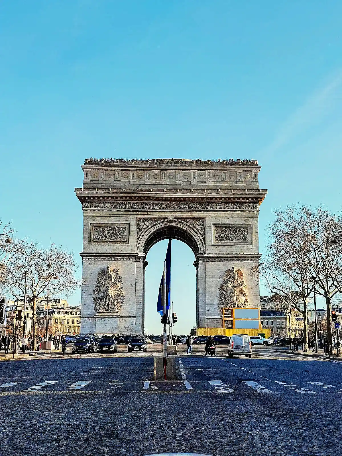 Arc de Triomphe in Paris during the september 2026 strike calendar