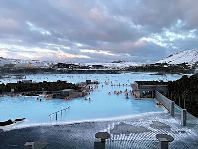 Blue Lagoon's geothermal waters, a common stop on any first iceland itinerary near Reykjavik