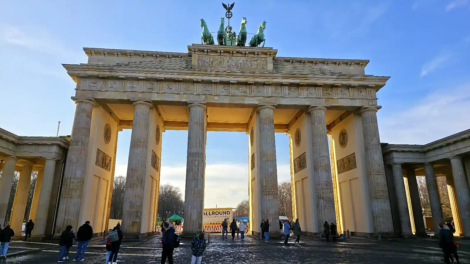 Brandenburg Gate at dusk, the classic first stop on any Berlin-based Germany itinerary