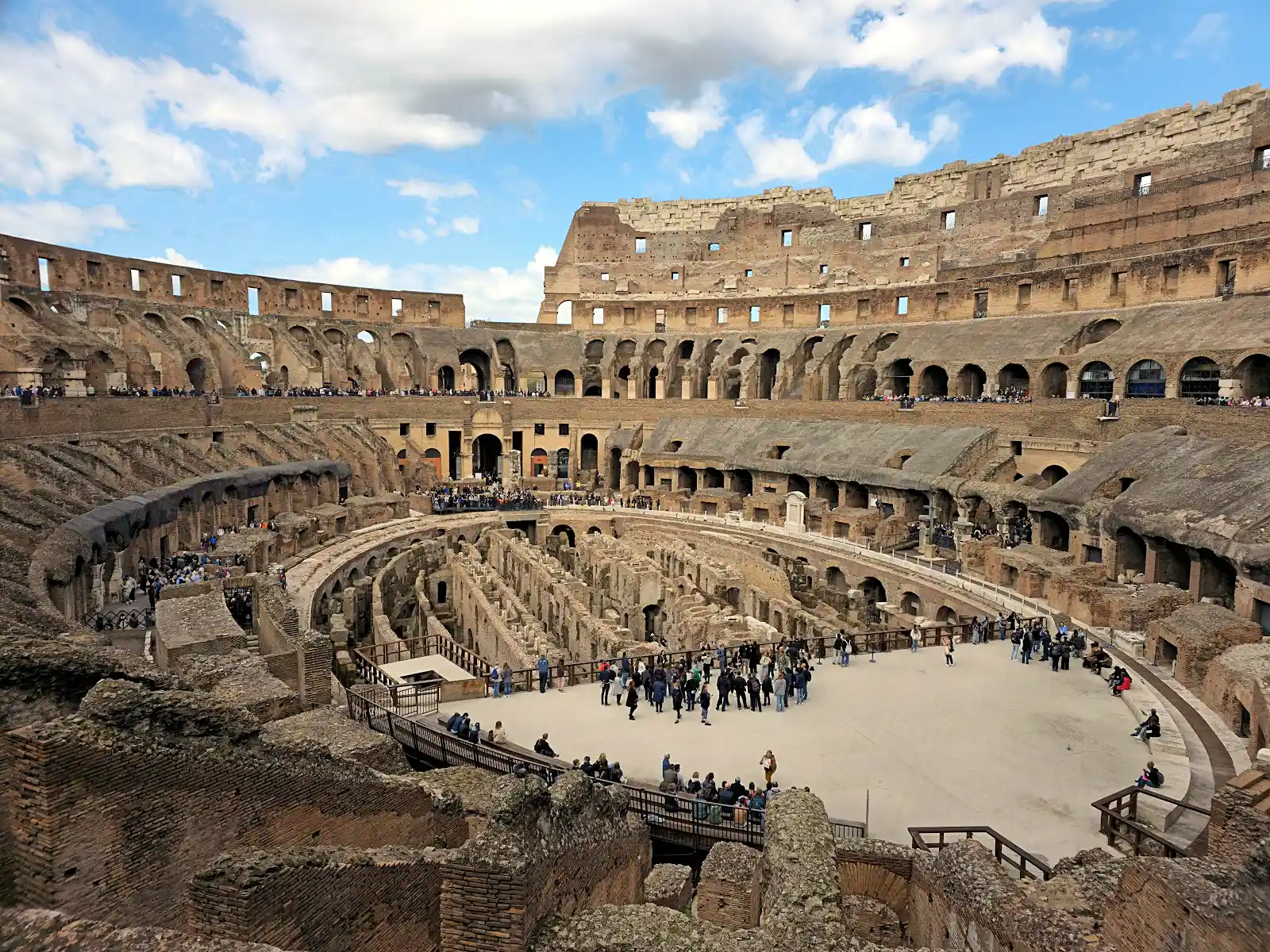 Colosseum Italy Rome ancient amphitheatre exterior, most visited stop on any euro trip itinerary