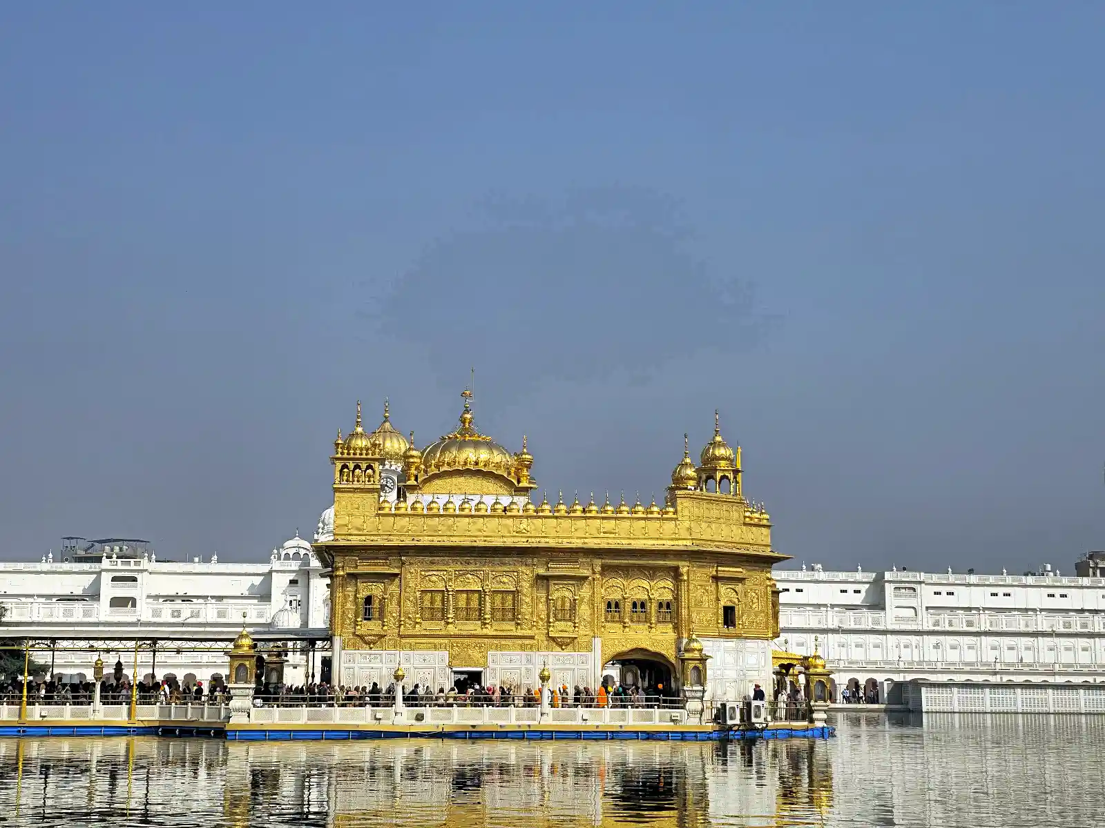 Golden Temple in Amritsar illuminated with lights as part of a Diwali travel plan