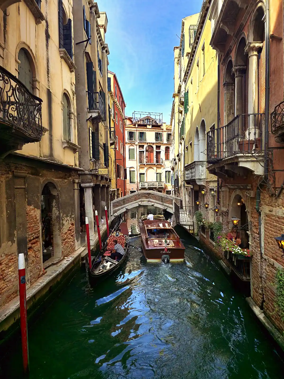 The Grand Canal in Venice, reached through Marco Polo airport, where security staff are on strike