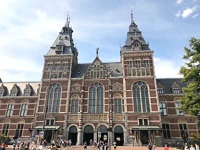 Rijksmuseum in Amsterdam, a city disrupted by the Netherlands train strike 2026