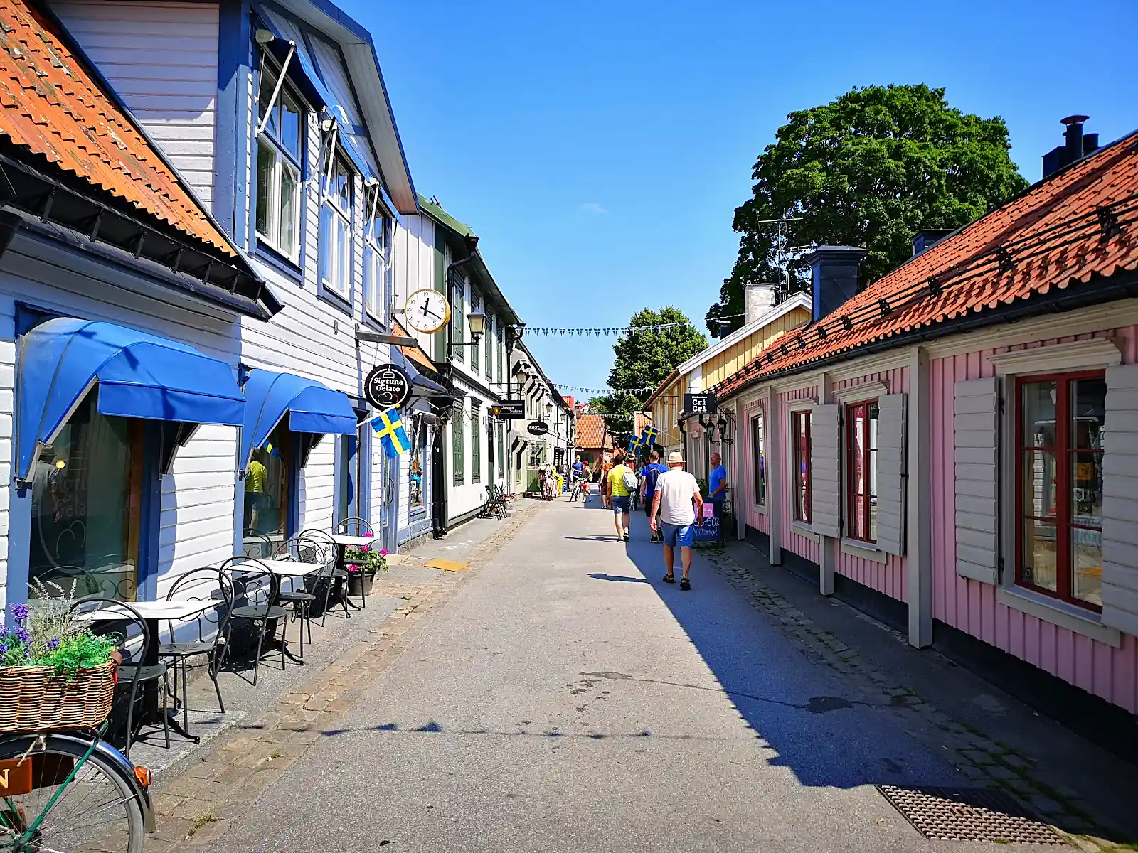 runic stones and lakeside houses in Sigtuna Sweden, an offbeat day trip from Stockholm