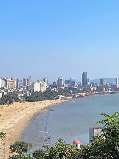 Chowpatty Beach in Mumbai, another major IndiGo domestic hub covered by the new fees
