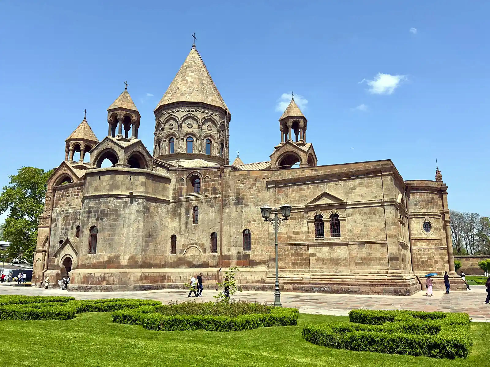 Etchmiadzin Cathedral, the seat of the Armenian Apostolic Church, with far fewer visitors than Geghard