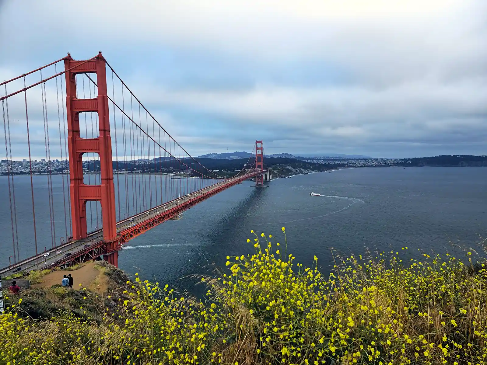 golden gate bridge in san francisco at the start of a west coast self-drive route