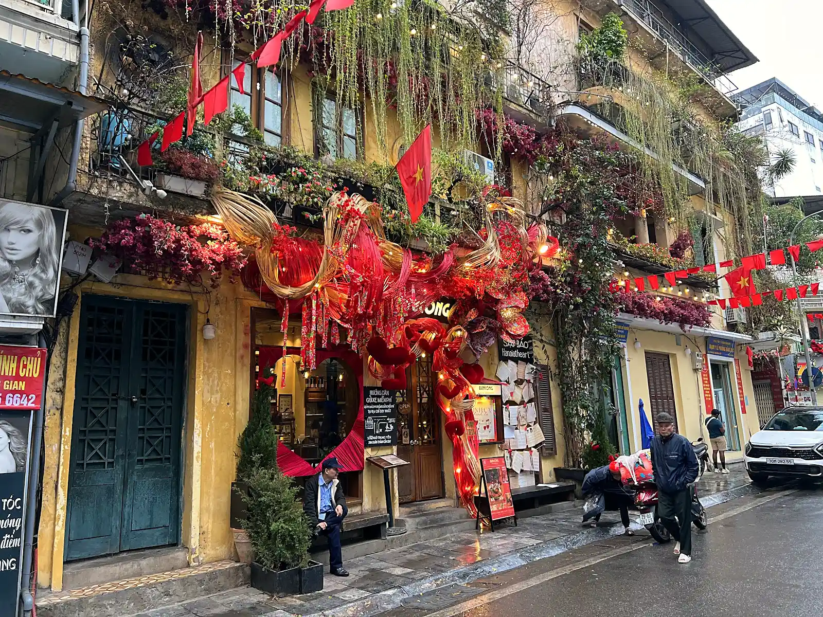 Hanoi Old Quarter streets, the typical starting point for any Vietnam trip plan