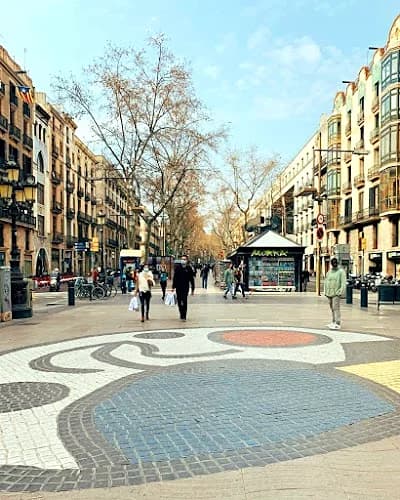 La Rambla street in Barcelona, a city that doubled its tourist tax on overnight stays in 2026