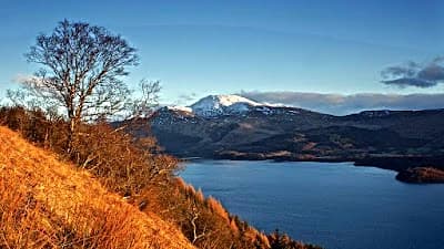 Loch Lomond and the Trossachs National Park, forty minutes from Glasgow
