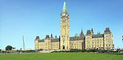 Parliament Hill in Ottawa, a central stop on any Canada trip plan through the east