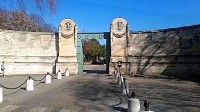 Tree-lined paths through Pere Lachaise cemetery, a quiet Paris local hidden spot away from the main graves