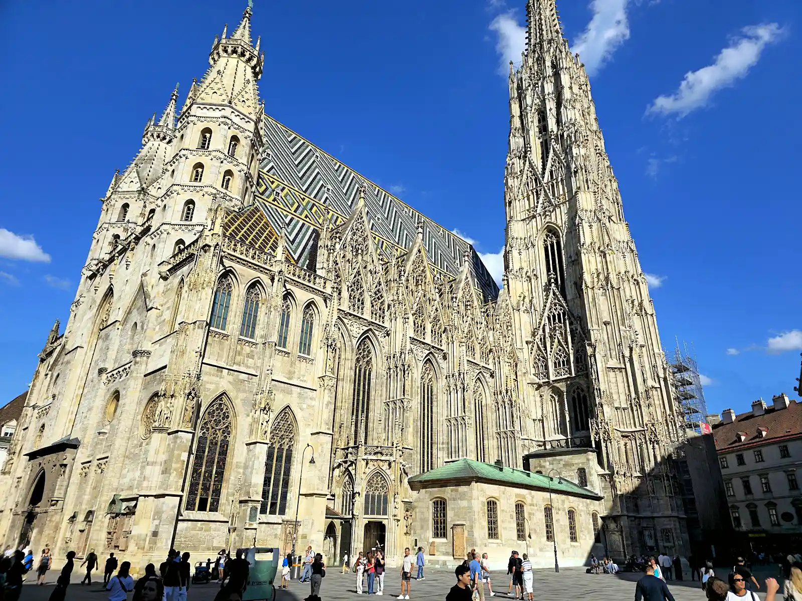 St. Stephen's Cathedral lit up beside Vienna's christmas markets in europe 2026 stalls