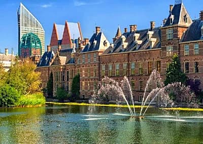 The Hague train station area, one of the Dutch cities affected by the September 2026 rail strike