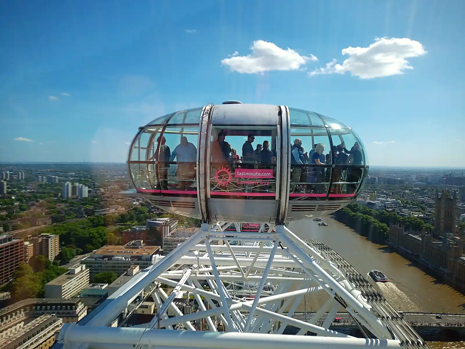 the london eye on the south bank during a four-day london itinerary