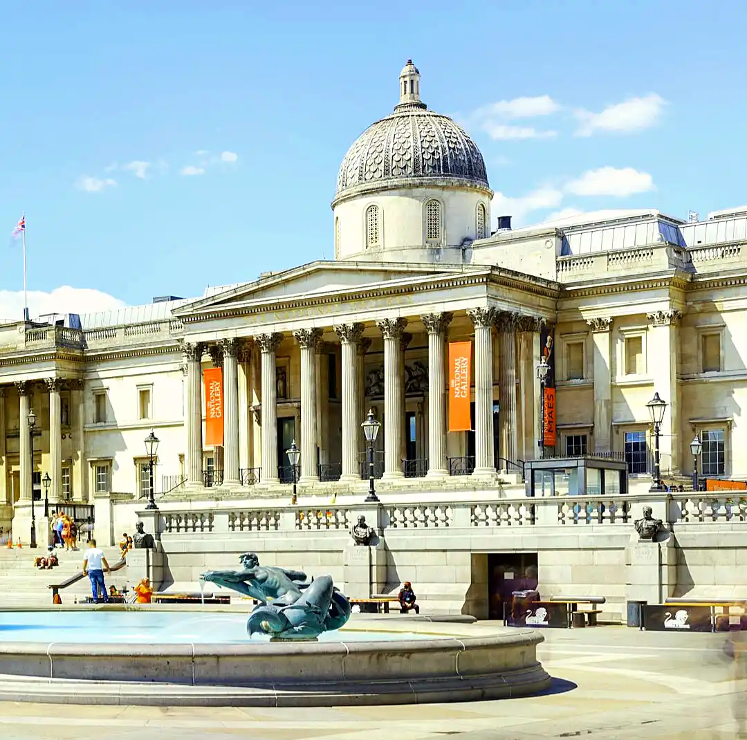 The National Gallery in London, near Heathrow where the 100ml liquid rule ended