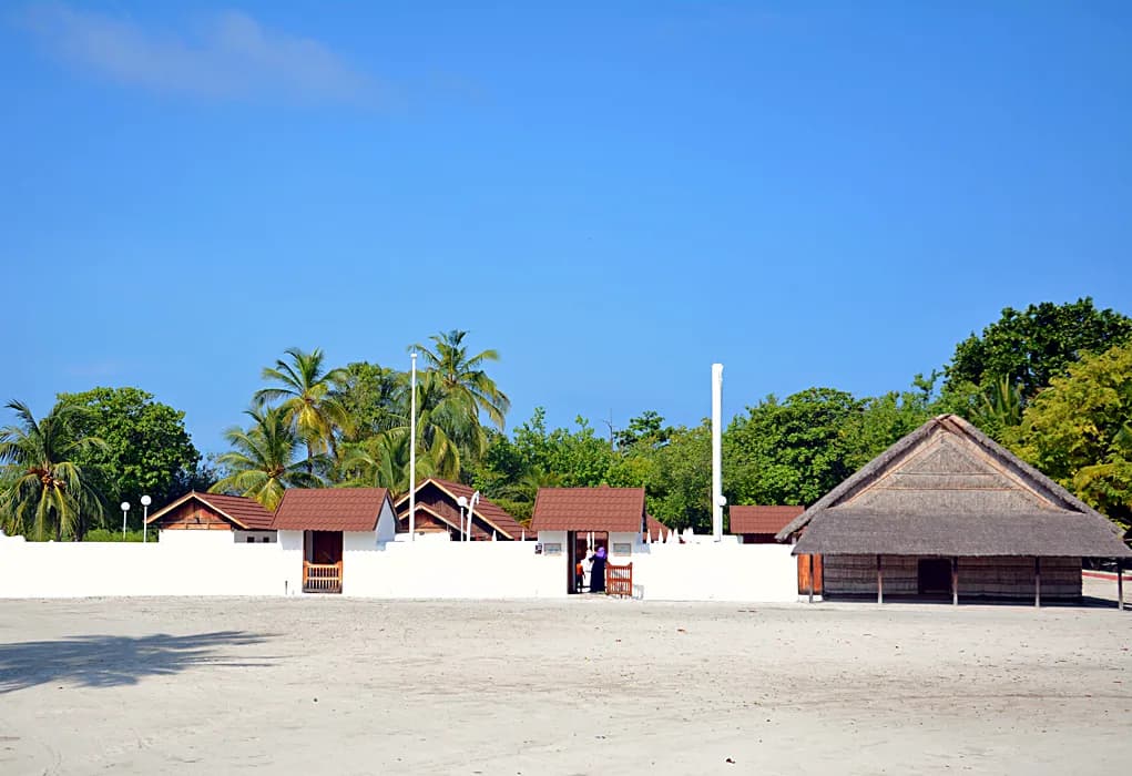 historic local island heritage site in the Maldives away from the resort circuit