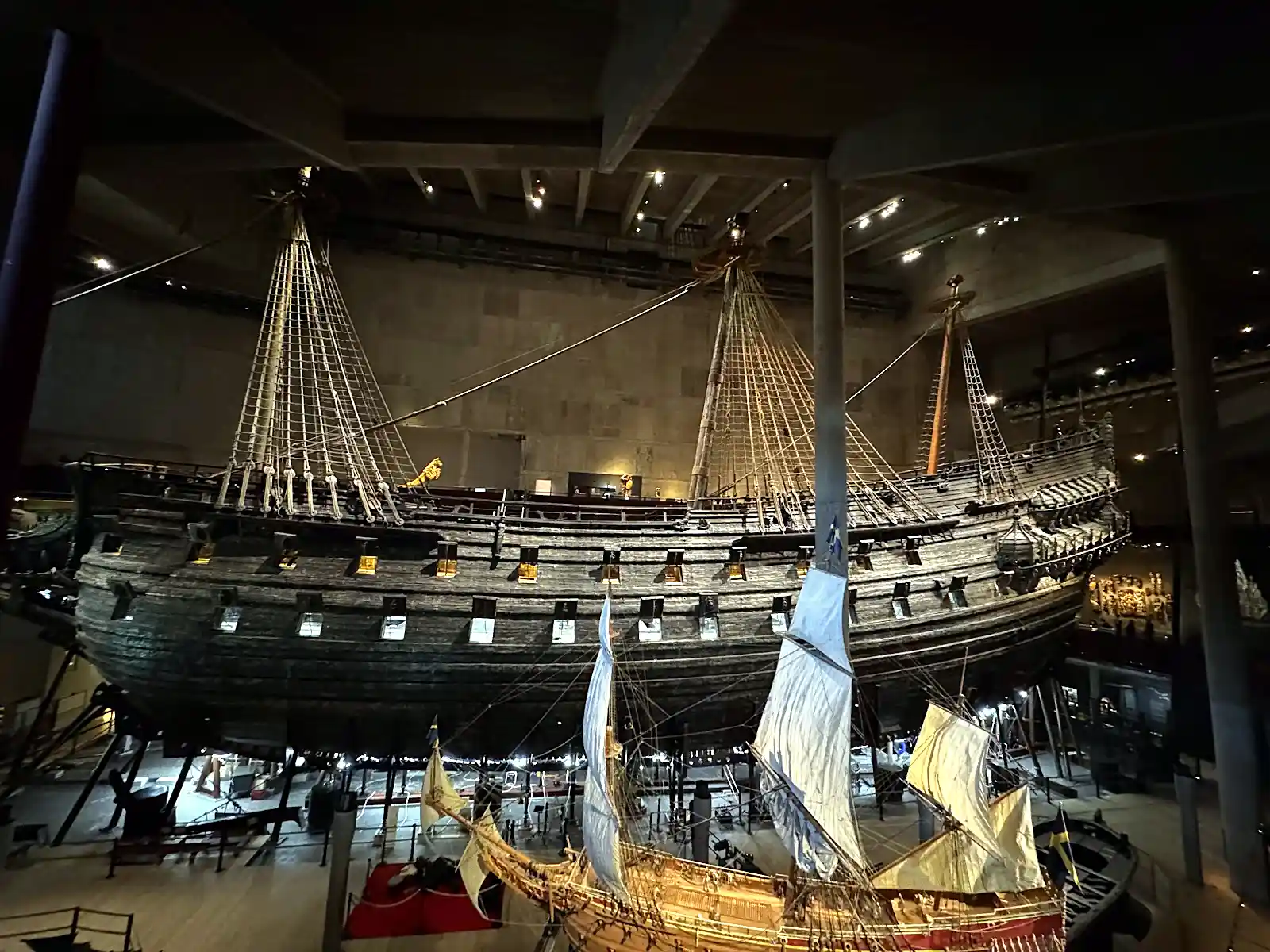 The Vasa Museum in Stockholm housing the recovered 17th-century warship