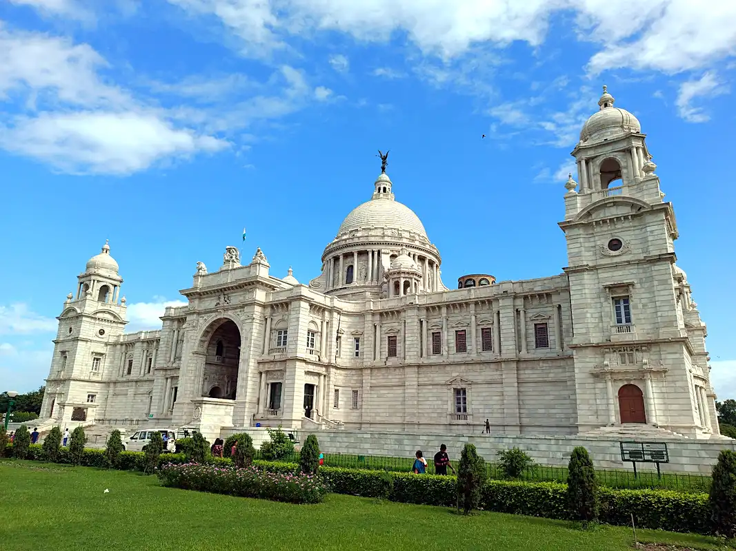 Victoria Memorial in Kolkata during the lead-up to Durga Puja 2026