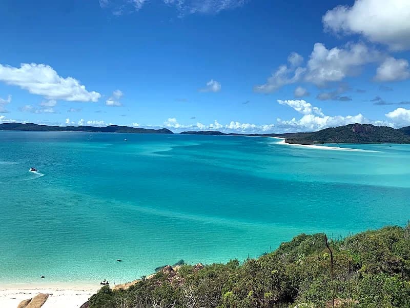 Whitsunday Islands coastline, a common add-on stop for travellers checking Australia's 2026 arrival requirements